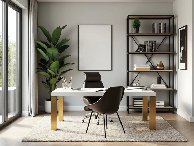 Minimalist Home Office Design for a Clean and Calm Look