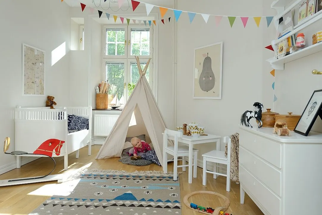 Minimalist Scandinavian Kids Room