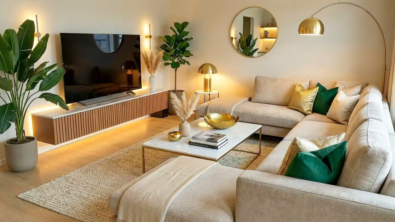 Modern Elegant Cozy Living Room Retreat