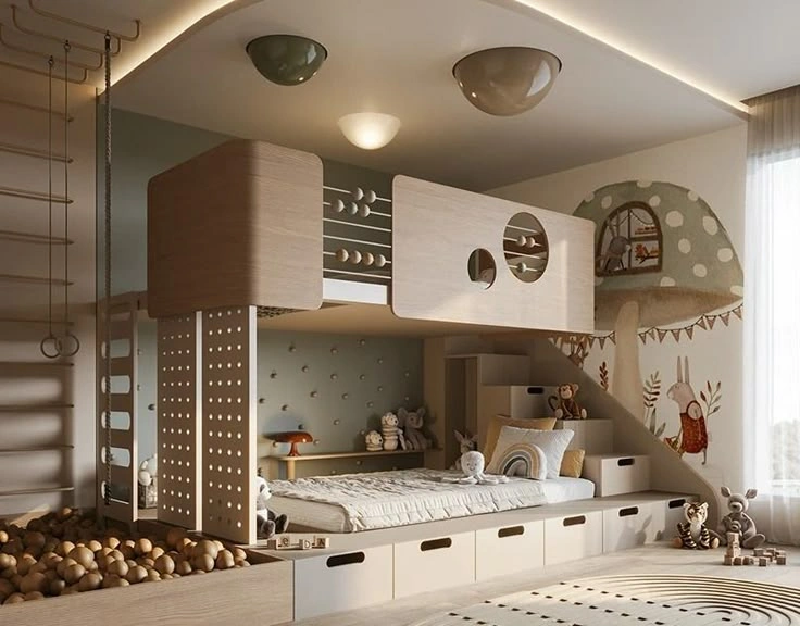 Modern Luxury Kids Bedroom