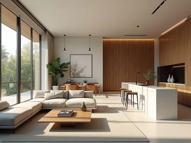 Modern Minimalist Luxury Living Room