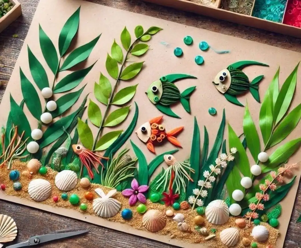 Nature Collage Art