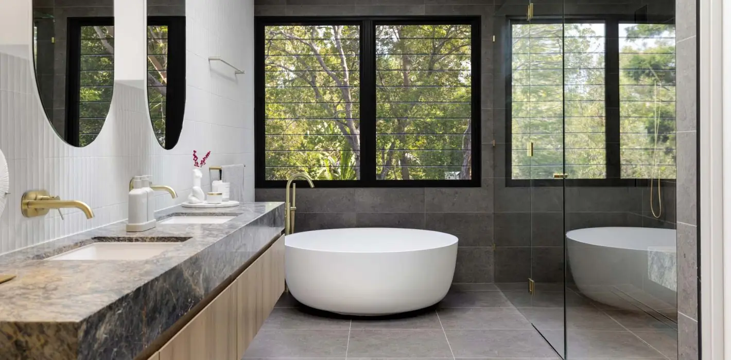 Nature-Inspired Bathroom Retreat