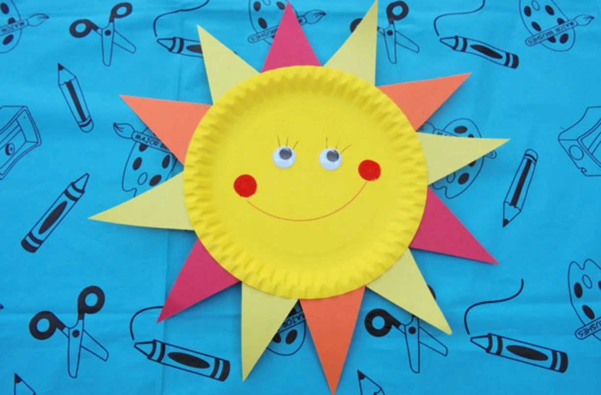 Paper Plate Sun Craft