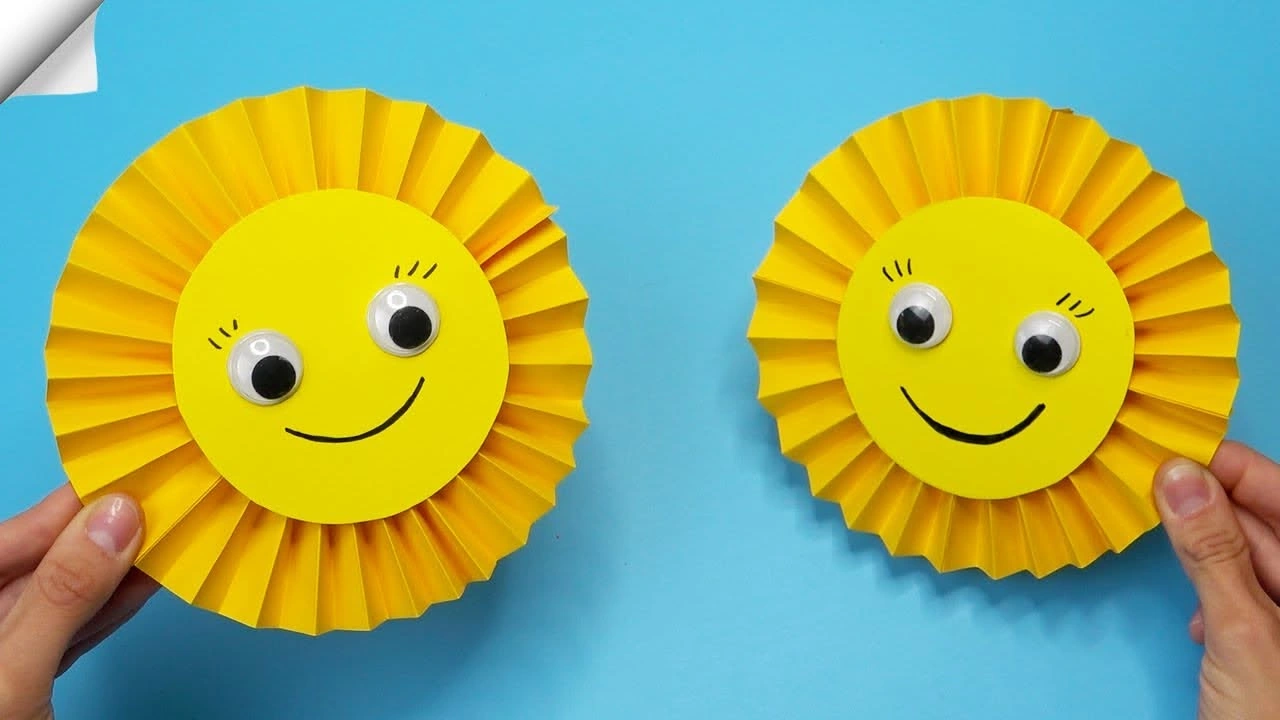 Paper Plate Sunshine Craft