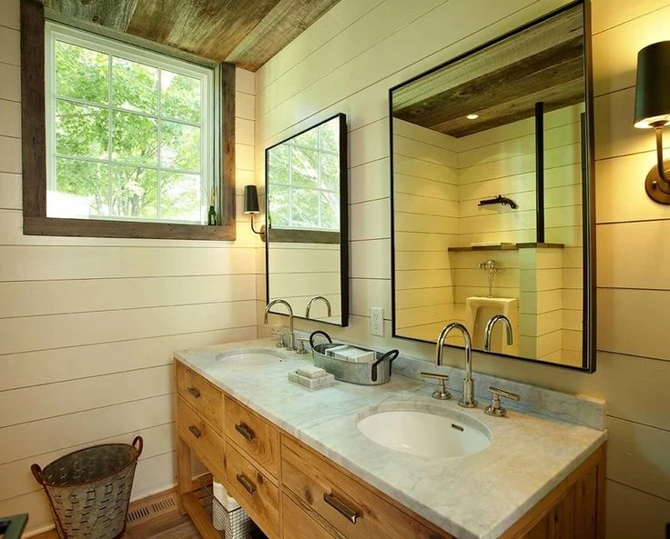 Rustic Farmhouse Vanity Design