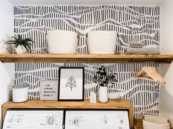 Scandinavian Inspired Wallpaper for Clean Beauty