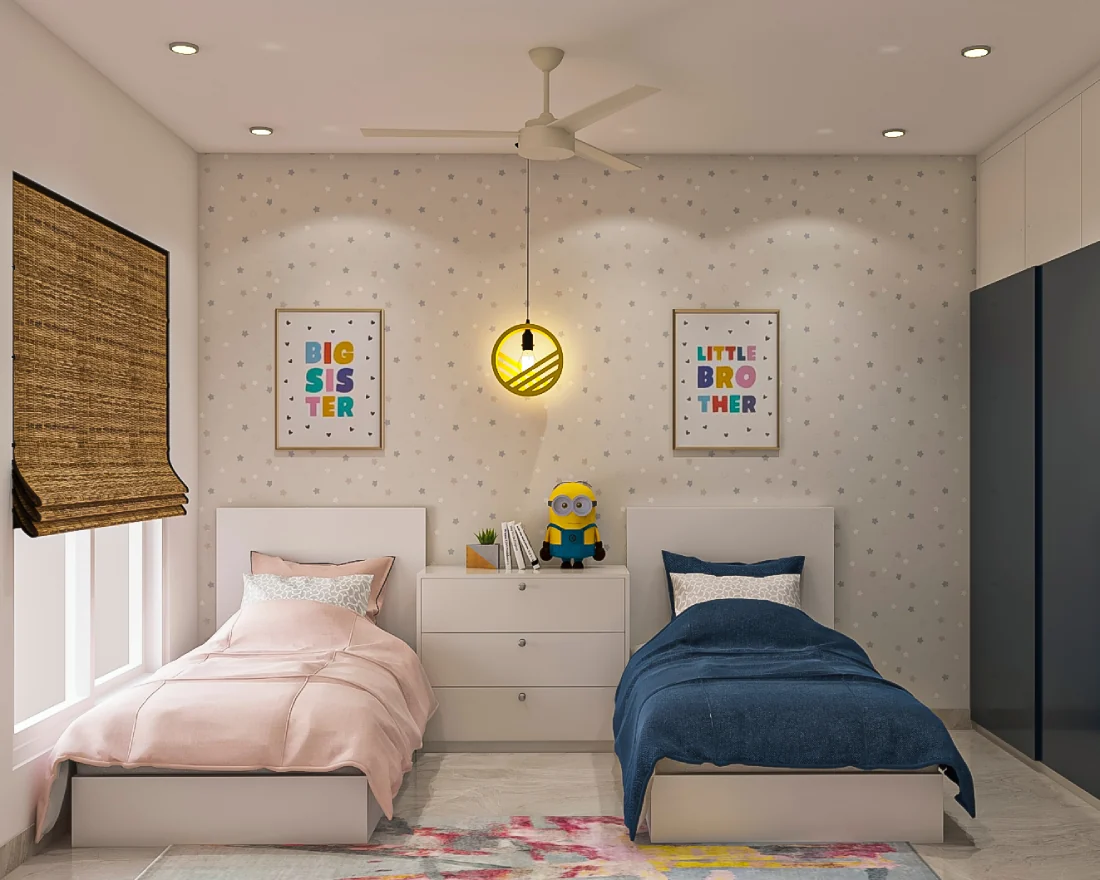 Shared Sibling Room with Smart Zoning