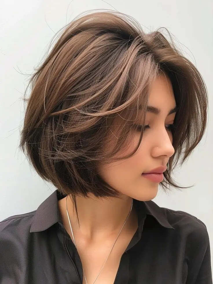 Short Layered Bob Haircut