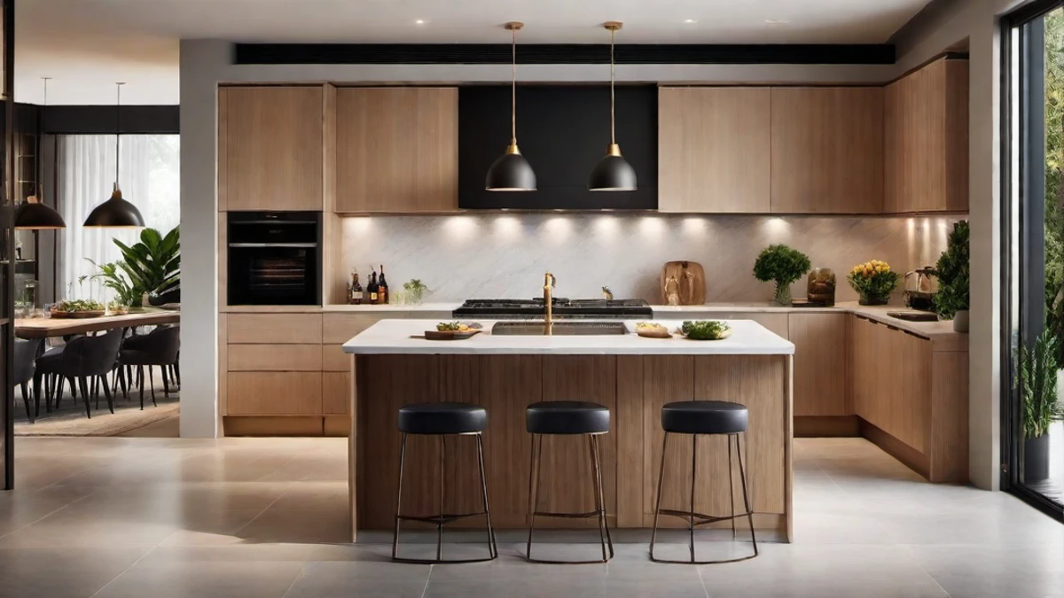 Sleek Modern Kitchen Designs with Large Islands
