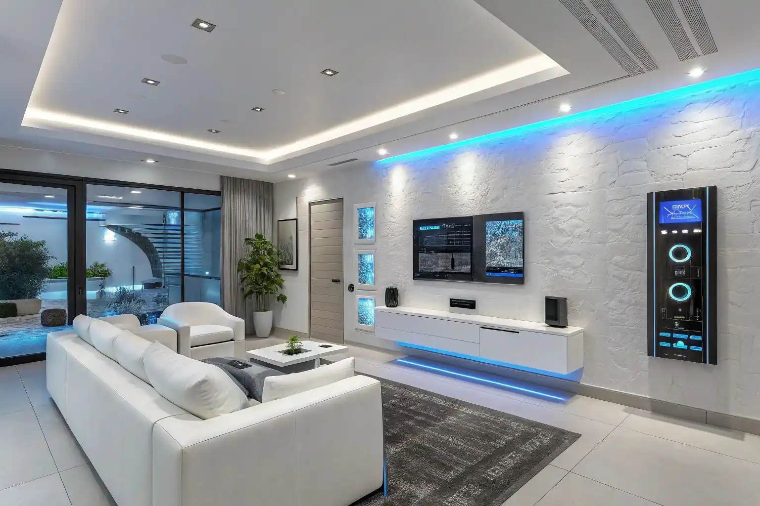 Smart Technology in Modern Living Rooms