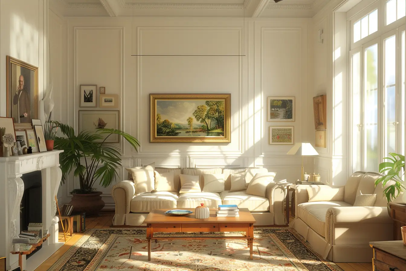 Soft Pastel Aesthetic Living Room