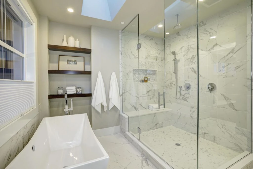Use Glass Shower Doors Instead of Curtains
