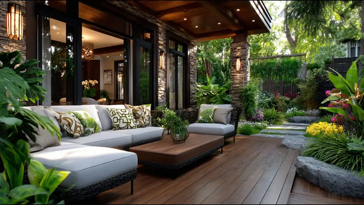 Create a Cozy Outdoor Living Room