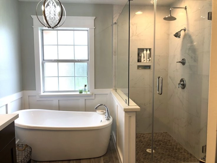 Add a Rain Shower or Modern Shower System