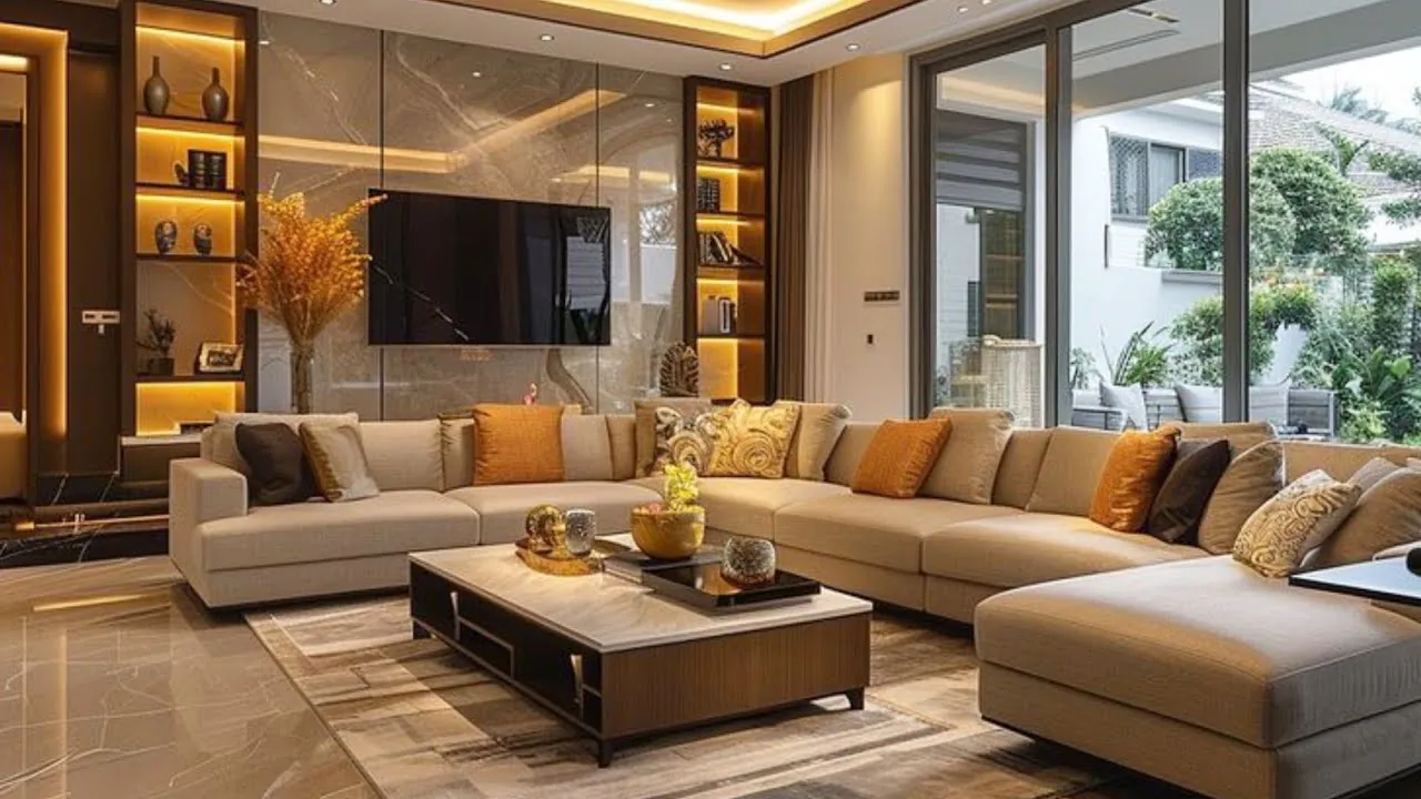 Luxury Cozy Living Room Design