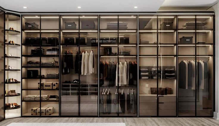 Add Elegant Glass Doors for a Luxury Look