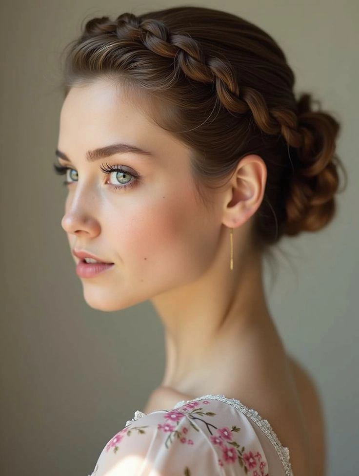 Braided Crown Hairstyle