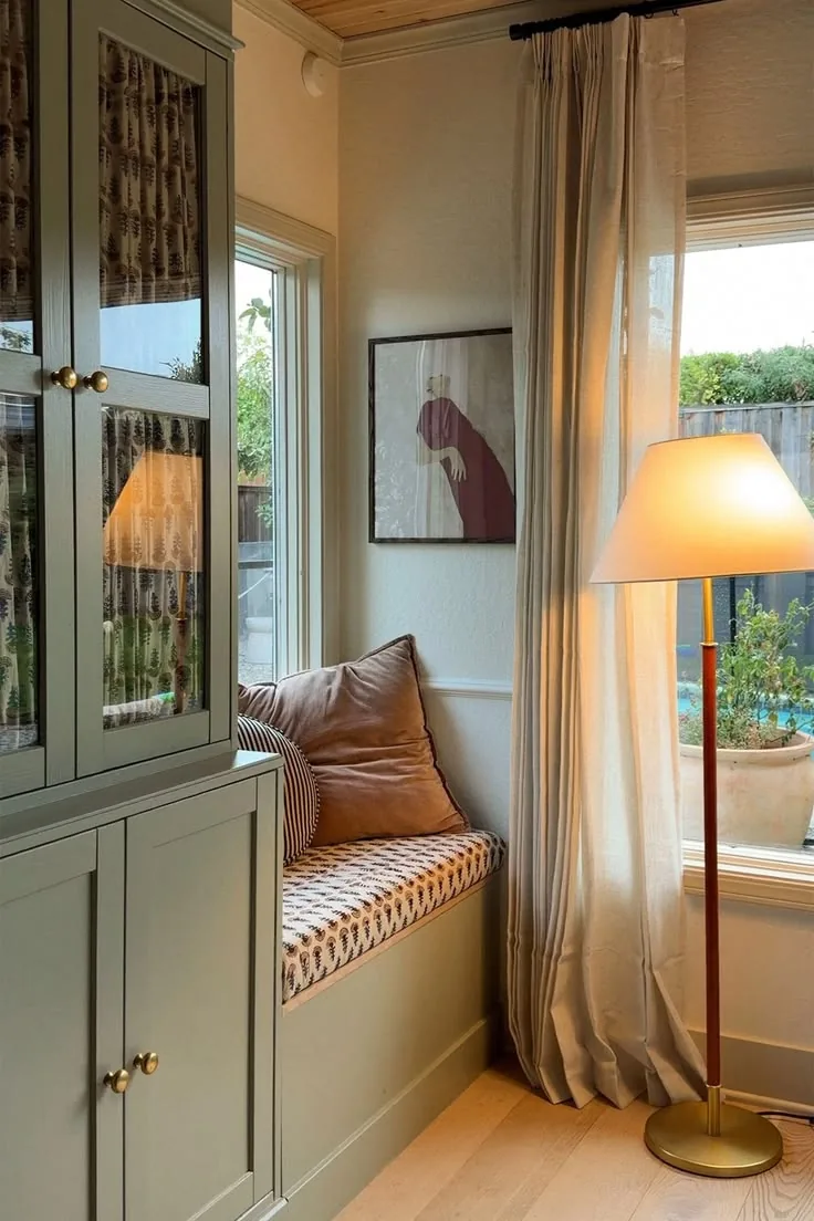 Build a Cozy Window Seat with IKEA Cabinets