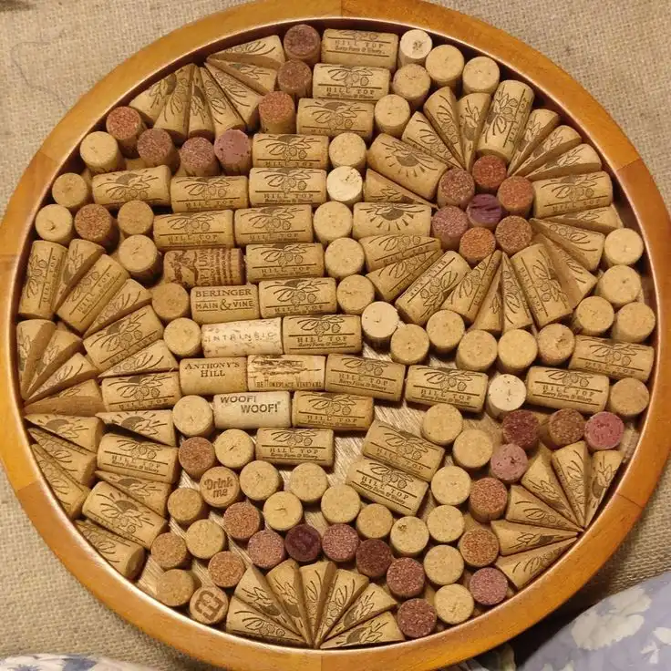 Cork Board from Recycled Wine Corks