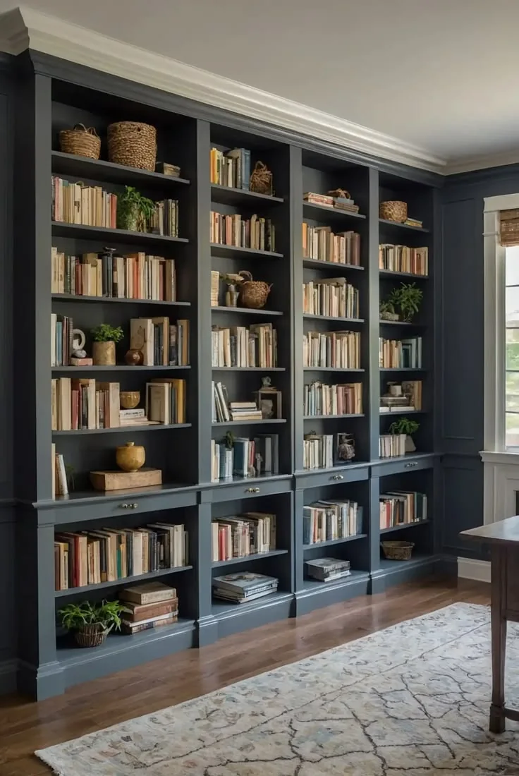 Create a Luxury Built-In Bookcase with BILLY Shelves