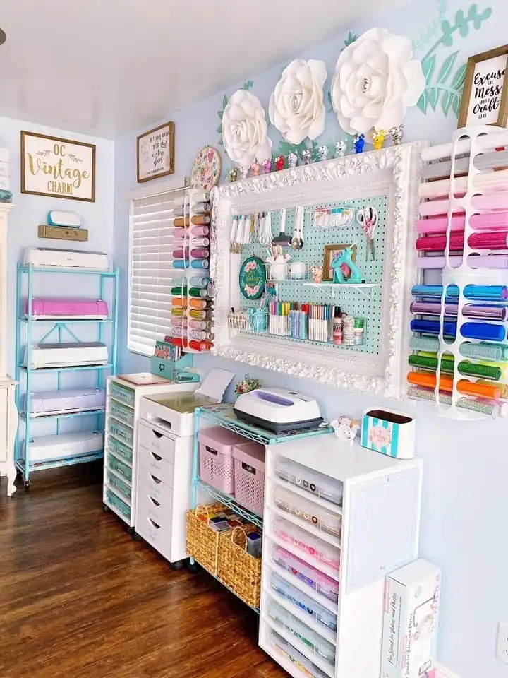 Create an Inspiring Craft Supply Display