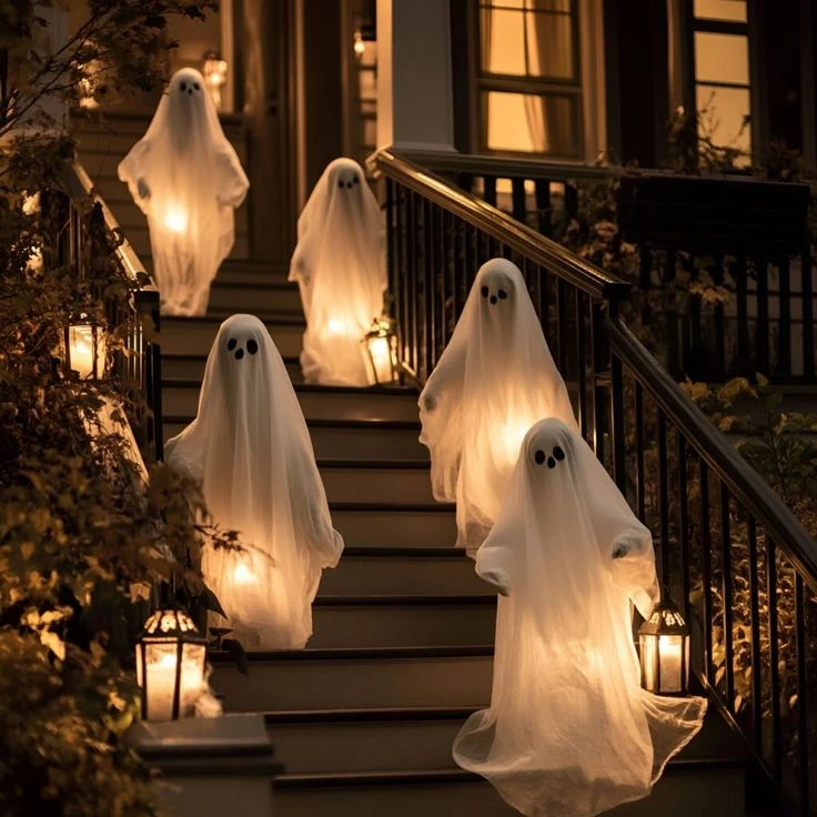 Decorate With Floating Ghosts