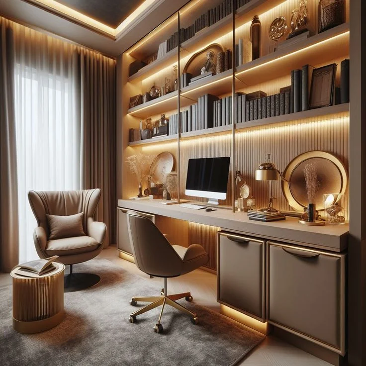 Design a Sophisticated Home Office With a Timeless Look