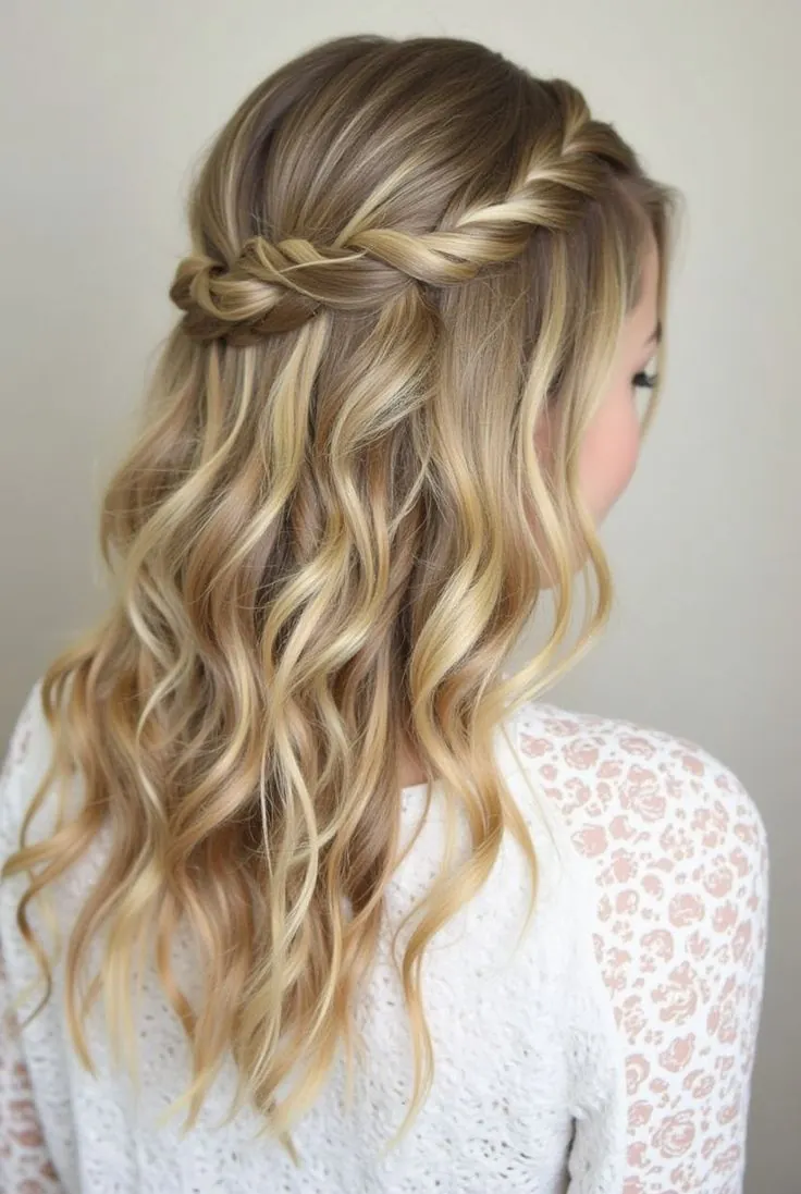 Half-Up Half-Down Hairstyle