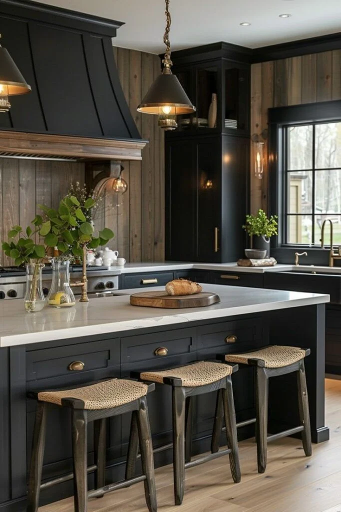 Incorporate Black Hardware and Fixtures