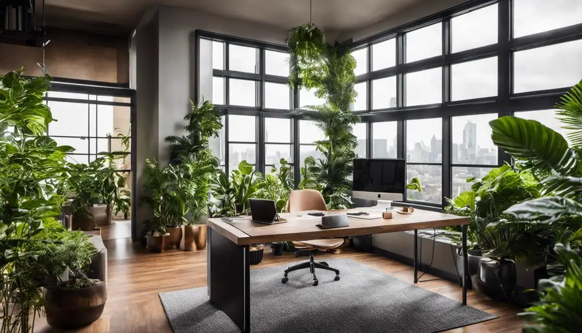 Incorporate Plants Into Your Home Office