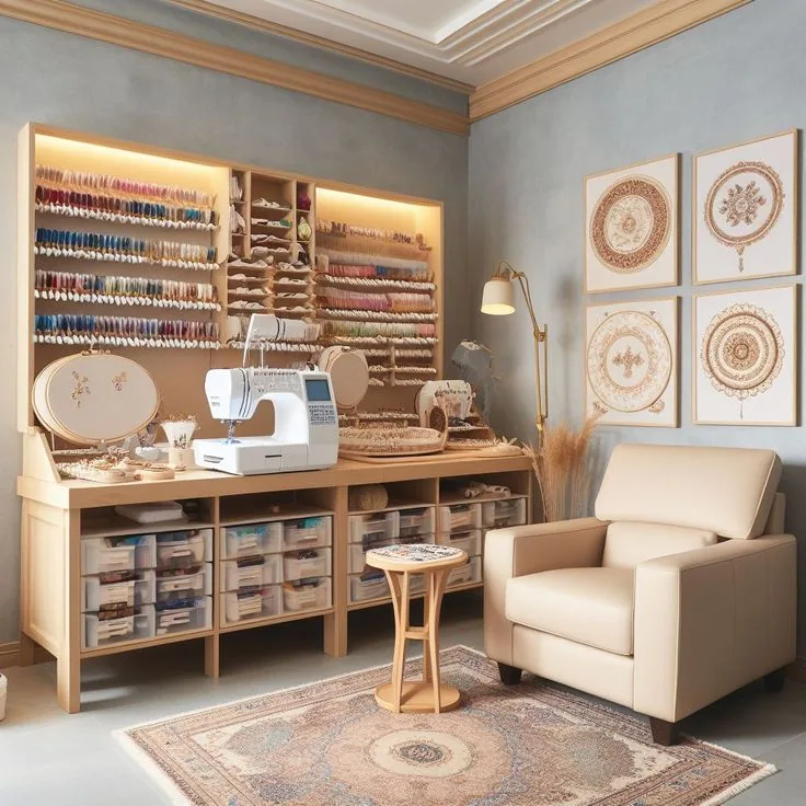 Incorporate Stylish Sewing Room Décor