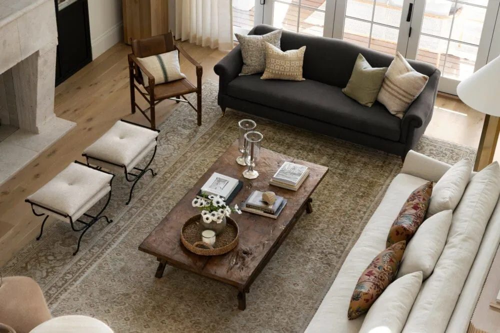 Mix Two Different Couches for a Designer Look