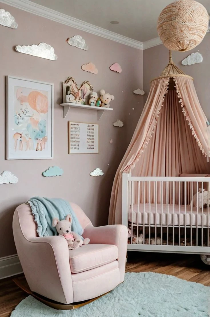 Neutral Baby Girl Nursery