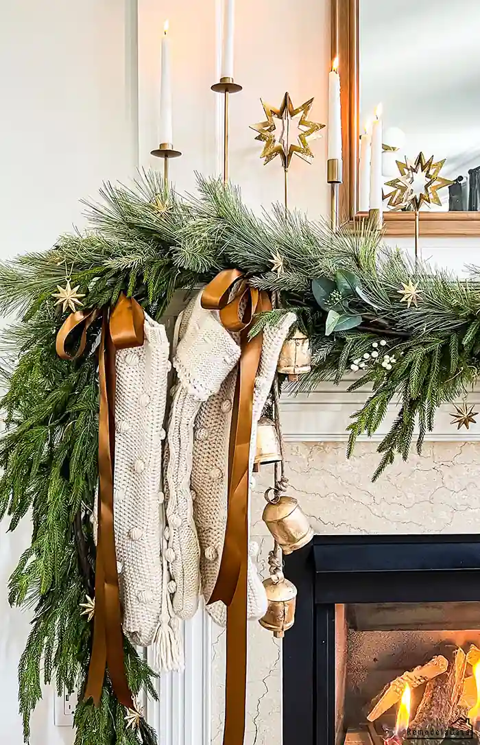 Personalized Family Christmas Mantel