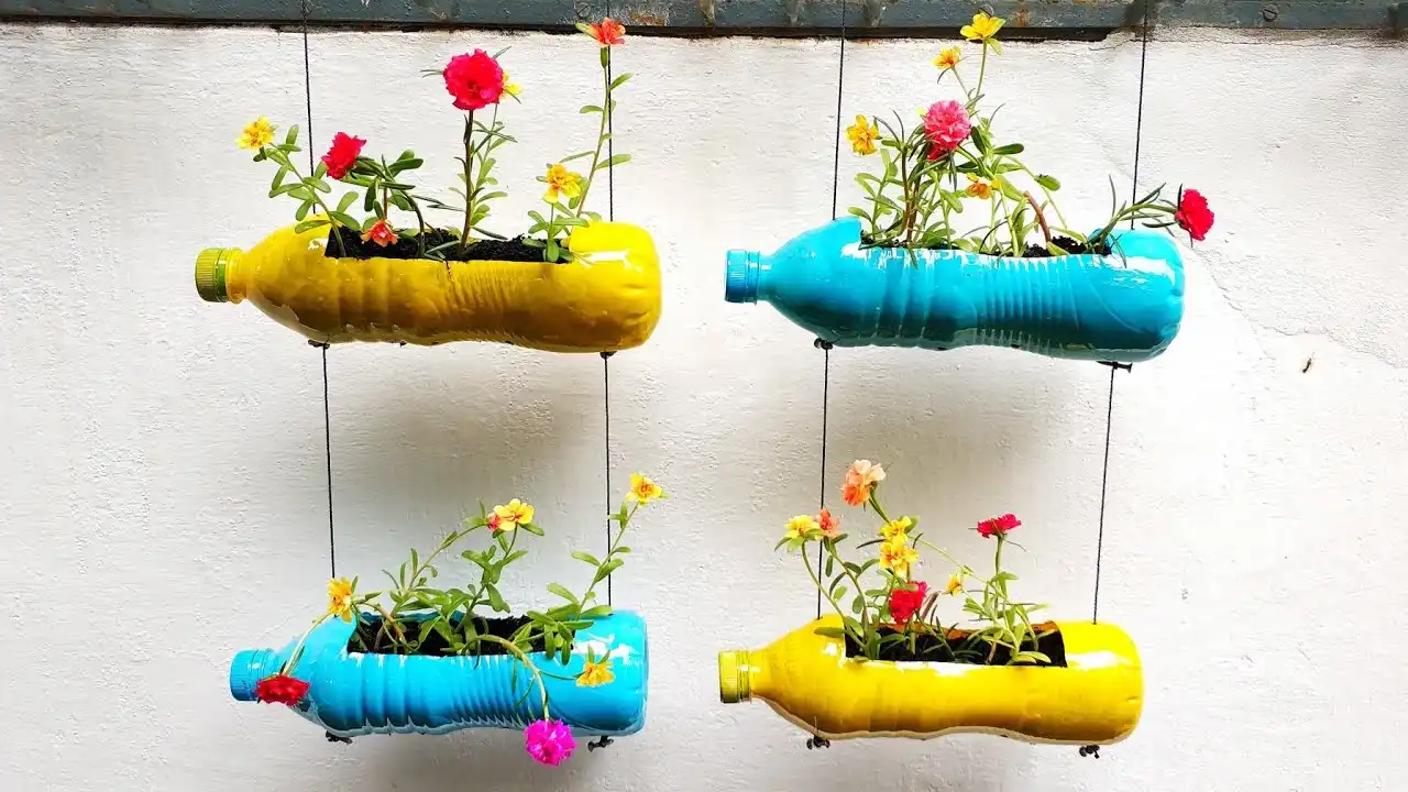 Plastic Bottle Vertical Garden