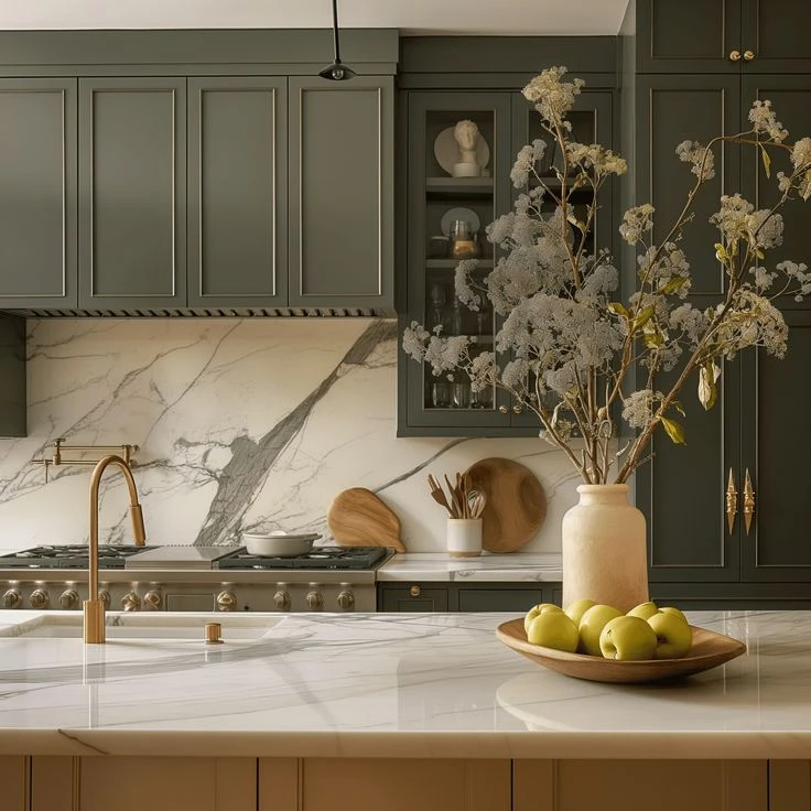Sage Green Cabinets