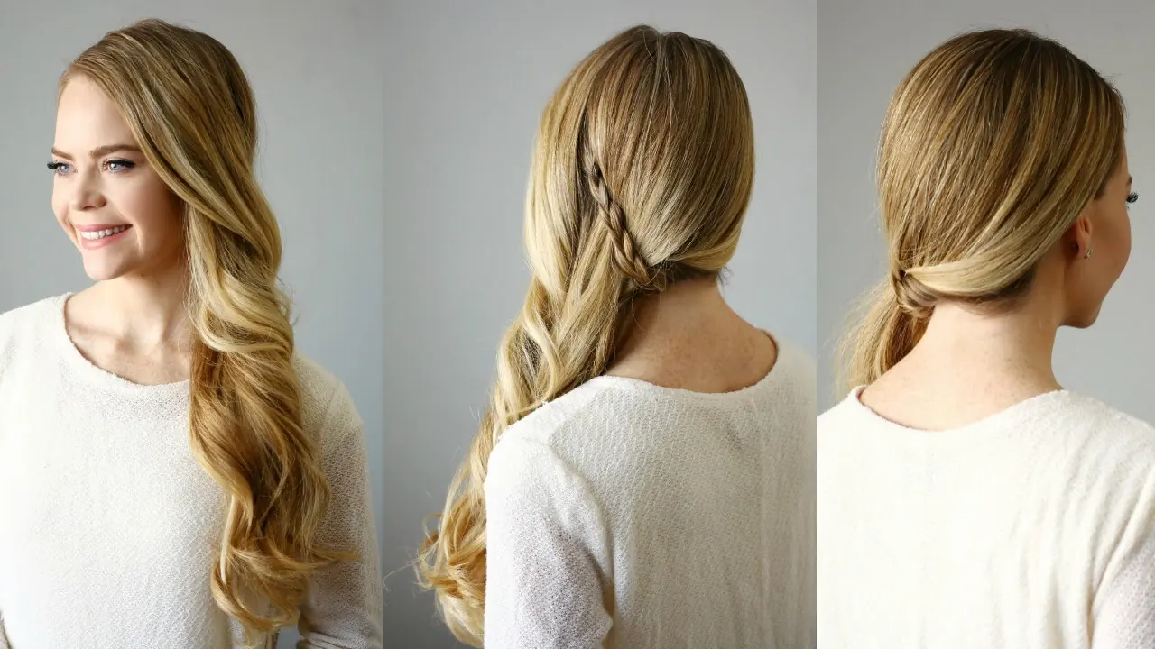 Side-Swept Curls
