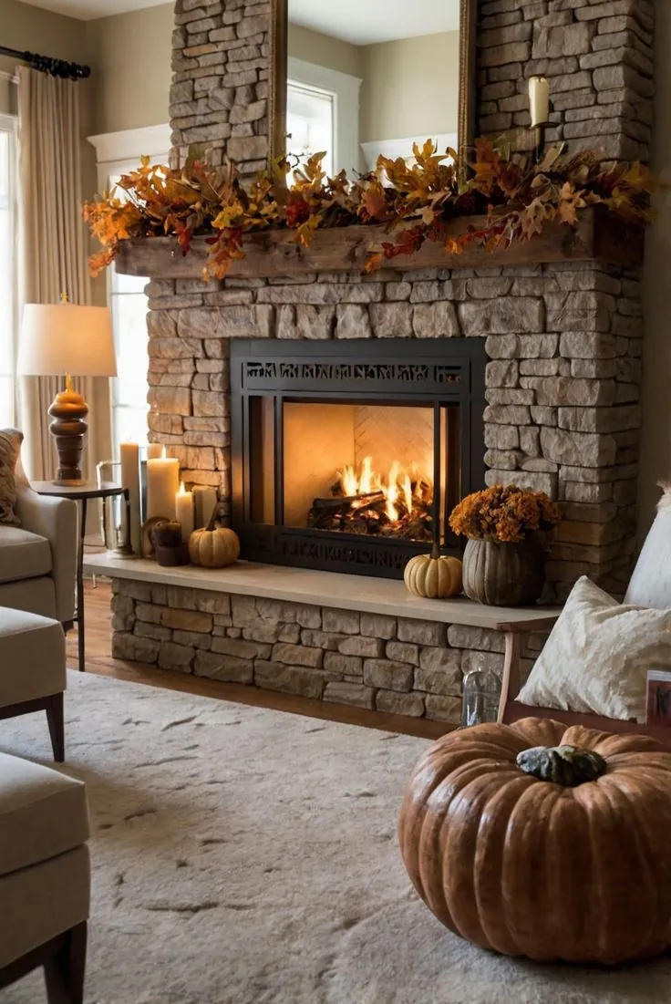 Style Your Mantel with Rustic Wooden Decor