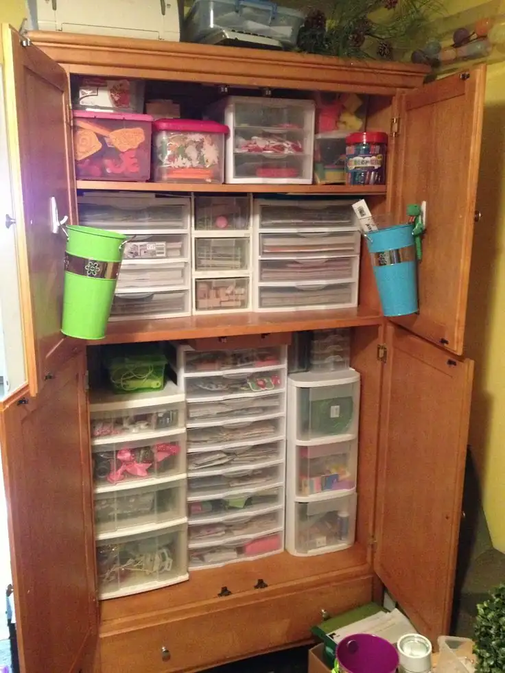 Use Cabinets and Closed Storage for Clutter