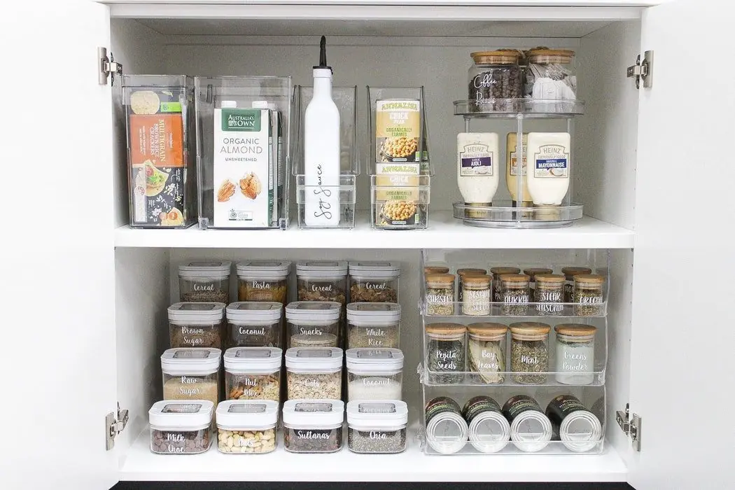 Use Clear Storage Containers