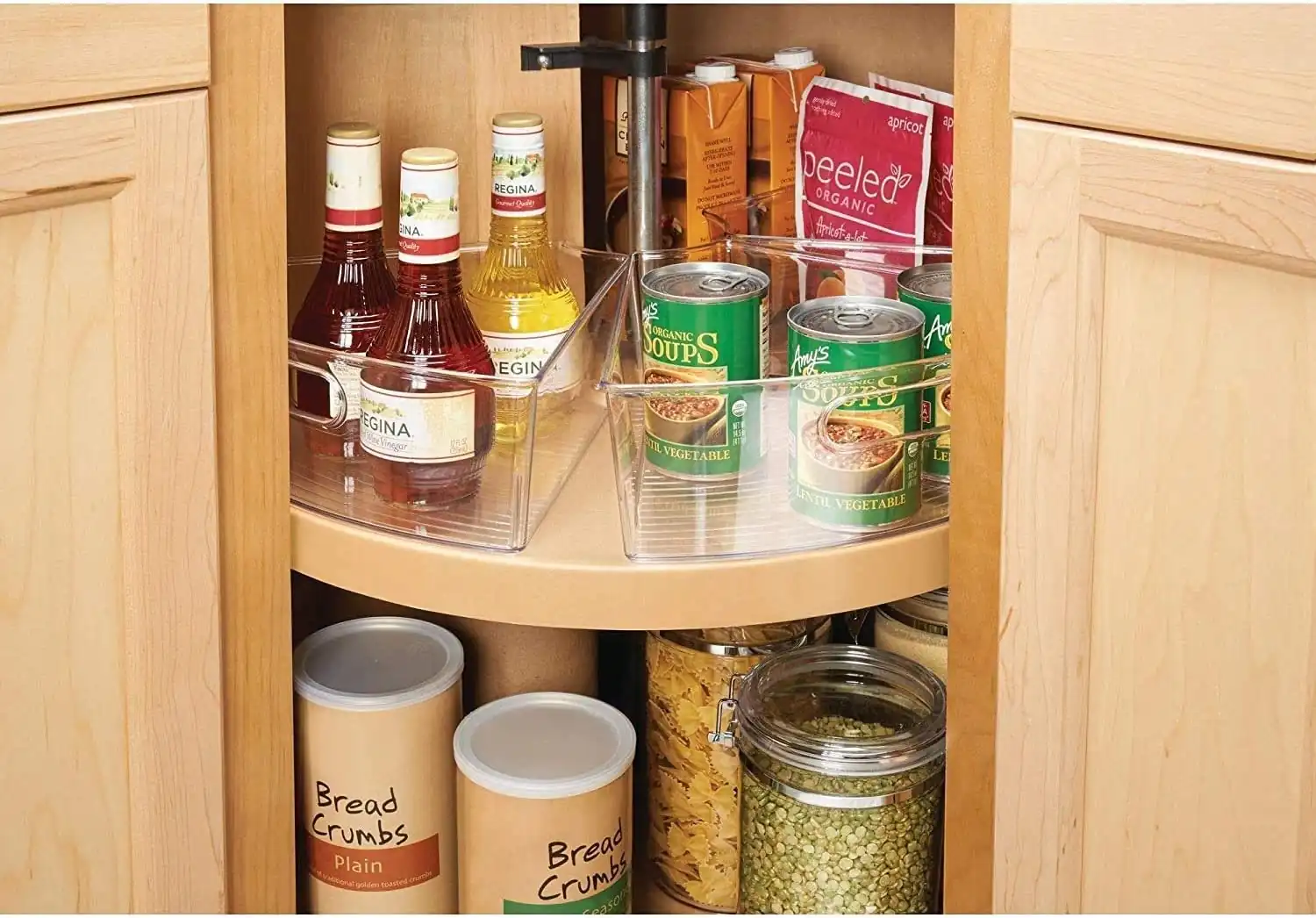 Use Lazy Susans for Hard-to-Reach Corners
