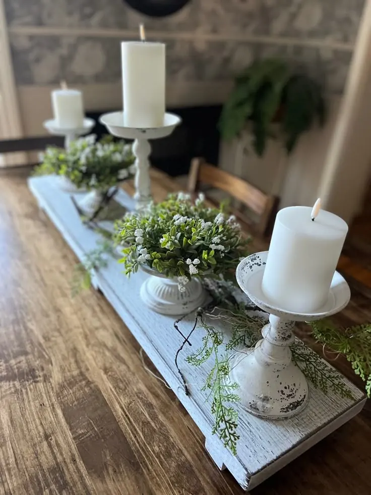 Use a Tray to Organize Your Centerpiece