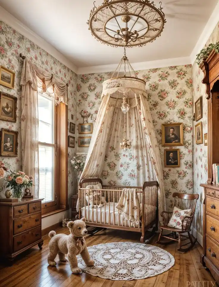 Vintage-Inspired Baby Girl Nursery