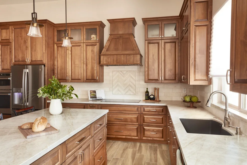 Warm Beige Cabinets