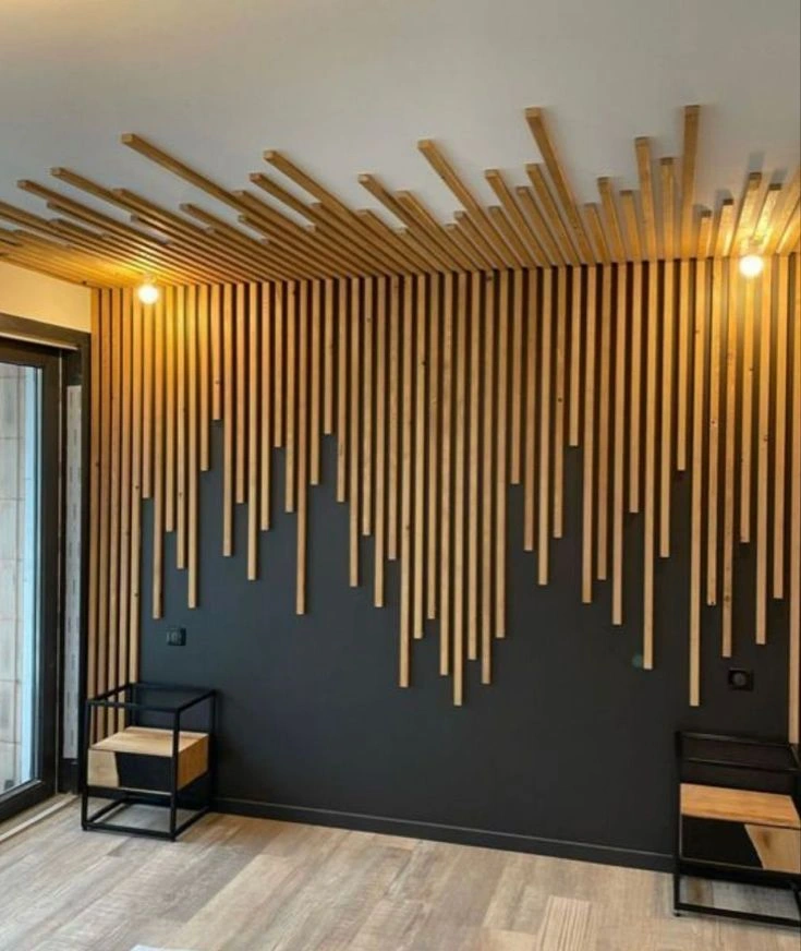Wood Slat Accent Wall