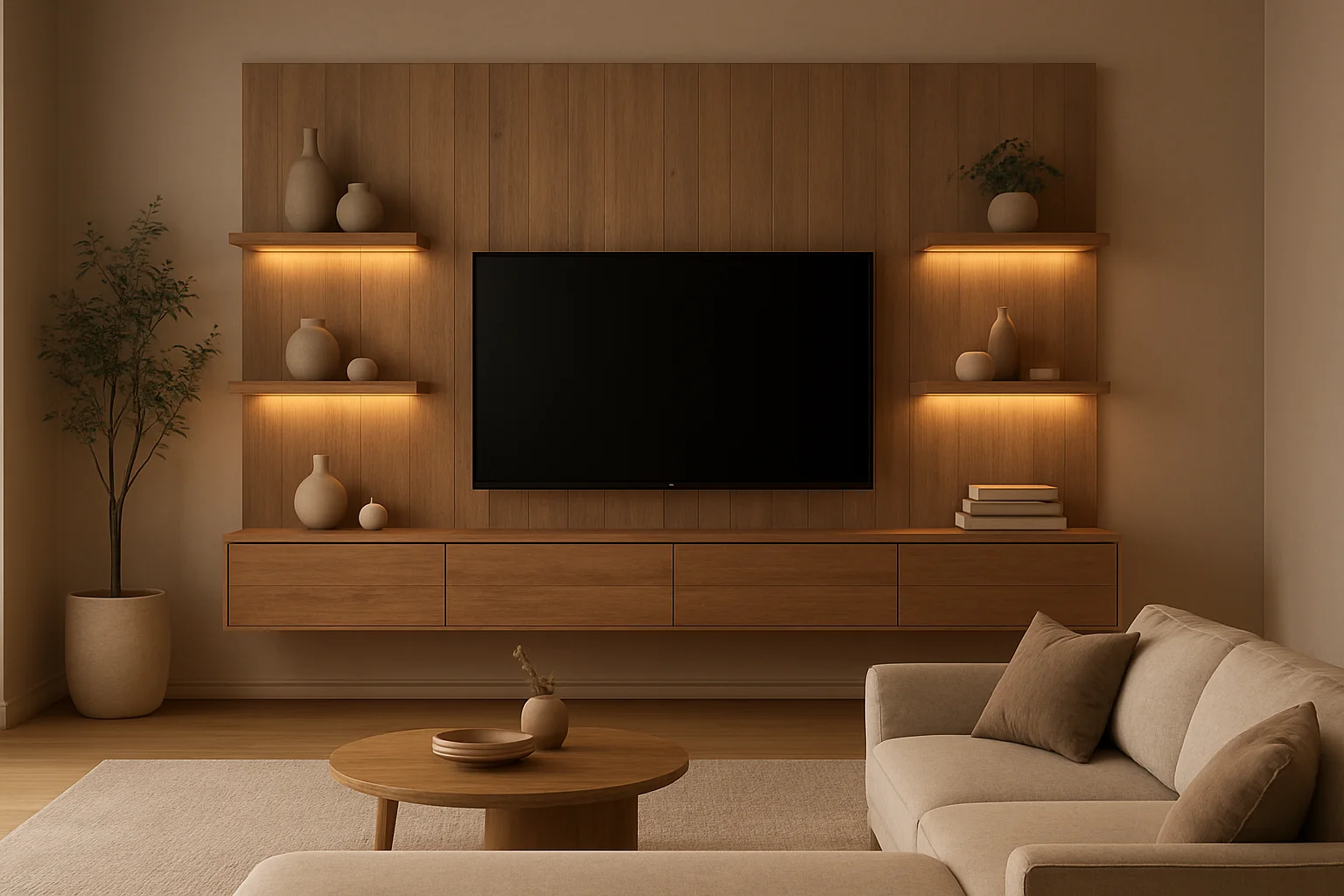 living room tv wall ideas
