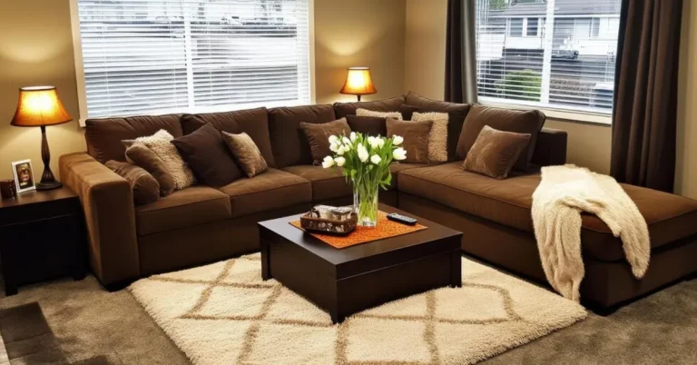 Chocolate Brown Couch Living Room Ideas