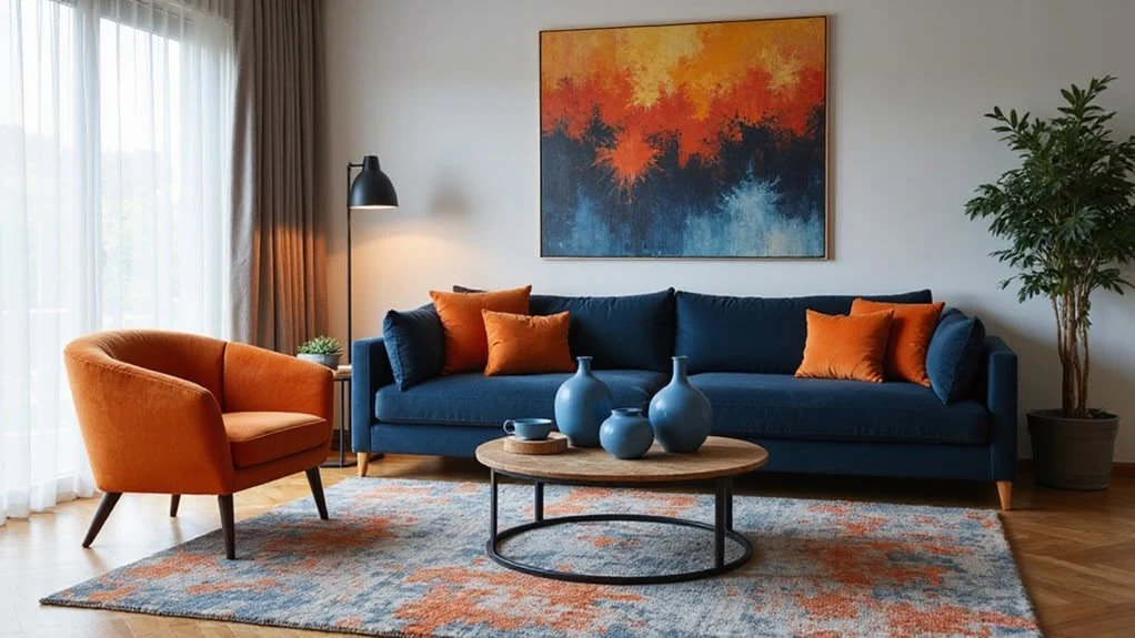 Blue Sofa Living Room Ideas