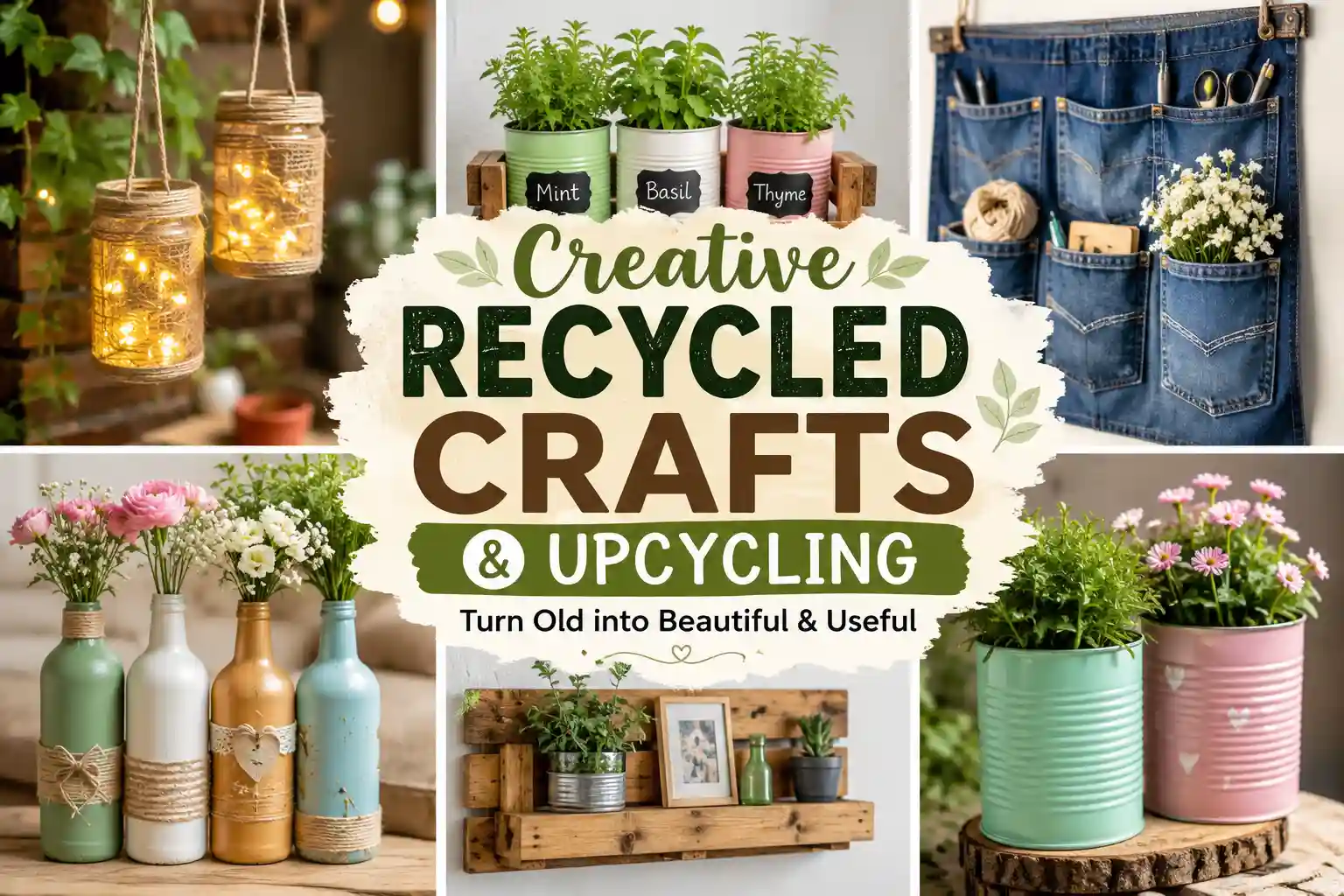 Creative Recycled Crafts & Upcycling